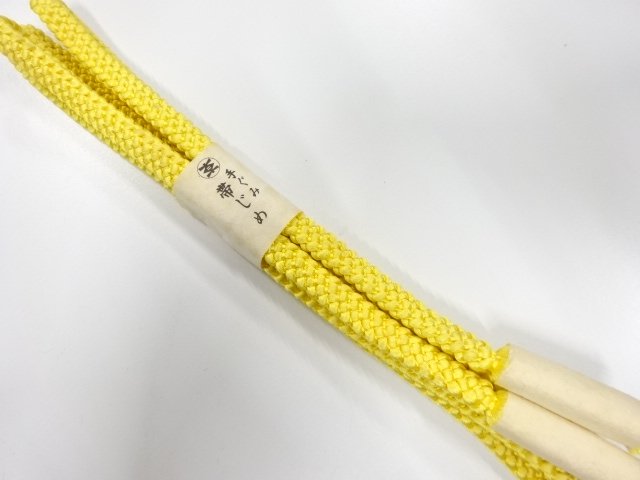 未使用品　正絹　手組帯締め